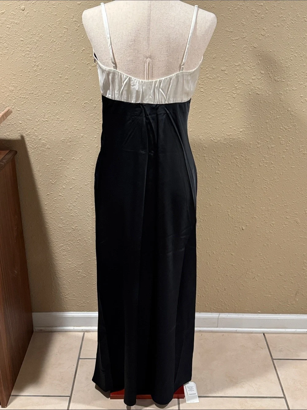 A&F Julia Slip Contrast Bodice Maxi Dress